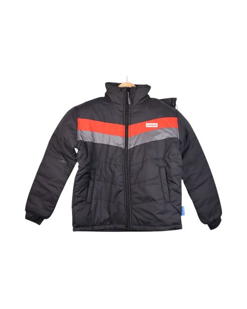 Greys&blues Glide Jacket- Black & Red with Grey